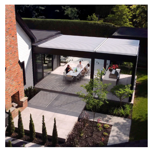 MOTORIZED LOUVERED PERGOLA