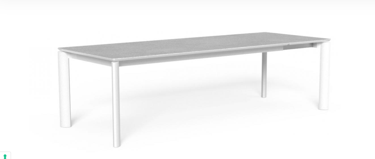MILO EXTENDING CERAMIC DINING TABLE 2/26X1 MLOTPCER2