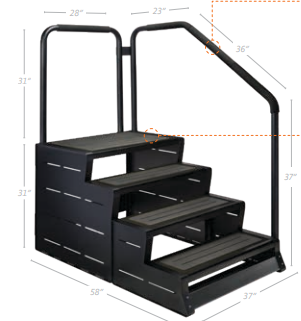 ModStep 4 Rear Rail - individual - MODSTEP 4 RR