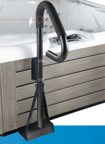 Safe-T-Rail II - 4 per cs - STRII-BLK