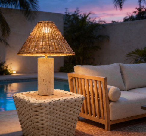 56188 Kintal Solar Table Lamp