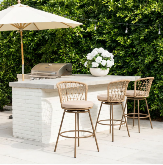 704316 Islamorada Swivel Barstool